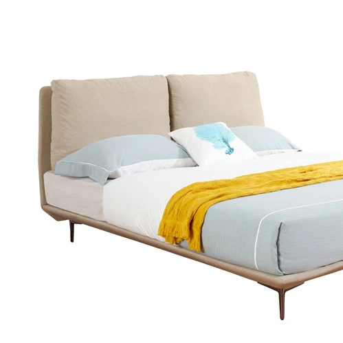 

Soft Bed Frame for Bedroom Modern Design Bedroom Furniture Simple Style Fabric Beds