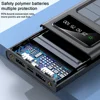 200000mAh Solar Power Bank  4-USB Cable Portable Charger Ultra-Large Capacity Mobile Power Suitable For Samsung Apple Huawei 2