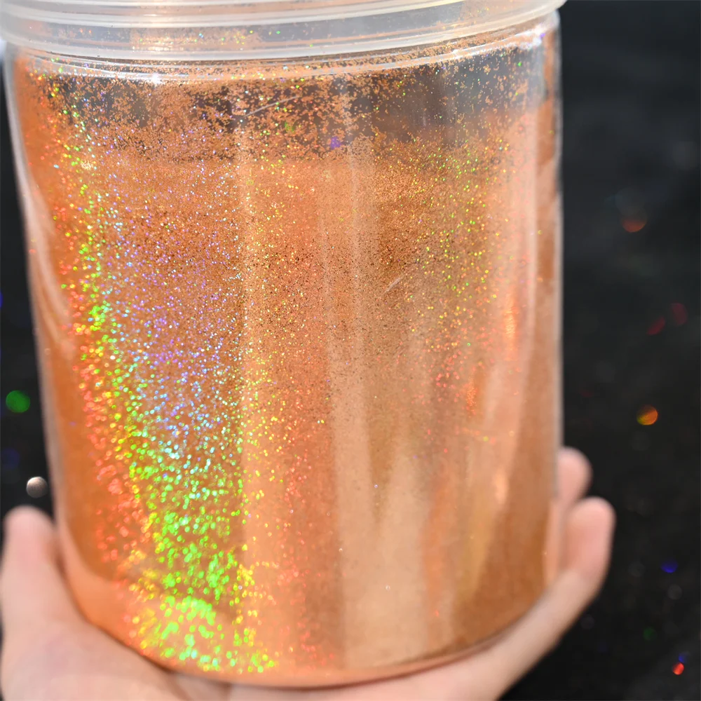 Nail Powder Nail Pigment Nail Glitter Nail Decoration Nail Decorations 50g/Bag 0.2mm Holographic Laser Silver Glitter Powder 1/128 Manicure Shiny Sparkle Chrome Pigment Dust UV Gel Nail Art Glitters