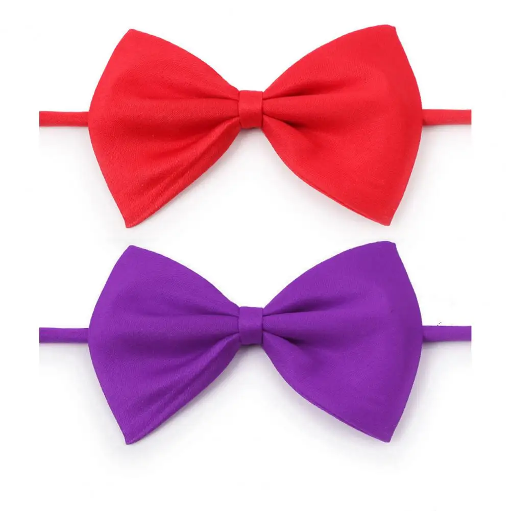 

Bright Colored Pet Collar Adjustable Pet Bow Tie Collar for Small Medium Comfortable Design Bright Colors Easy Buckle Fixing Pet