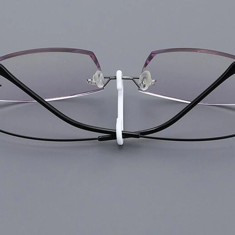 2pcs Practical Put Easy Firm White Plastic Hook Eyeglasses Frame Fixed Bulletproof for Sunglasses Accessories