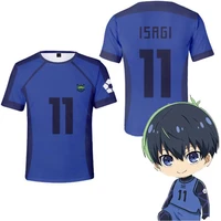 2024 New Kids Summer Anime BLUE LOCK Isagi Yoichi Jersey T-Shirt Men Harajuku Short Sleeve Tee Adults And Children Tops Clothing 1