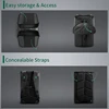 KINCASE Anti-theft Men Backpack Foldable Travel Bag Laptop Backpack 15.6 inch Cut-proof /USB Charge/TSA Lock/Rfid Block 5
