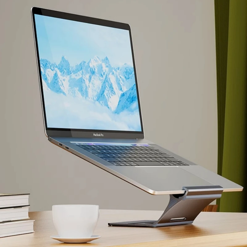 노트북 스탠드 데스크탑 조정 가능한 합금 노트북 책상 스탠드 지원 11-17 인치 Macbook Pro 컴퓨터 홀더 스탠드 액세서리