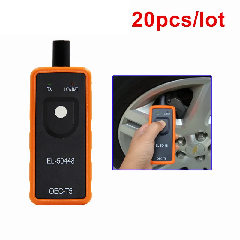 EL-50448 자동차 타이어 압력 모니터 센서, TPMS 활성화 도구, OEC-T5 EL 50448, G-M/O-pel 시리즈 차량 EL50448, 20 개/로트