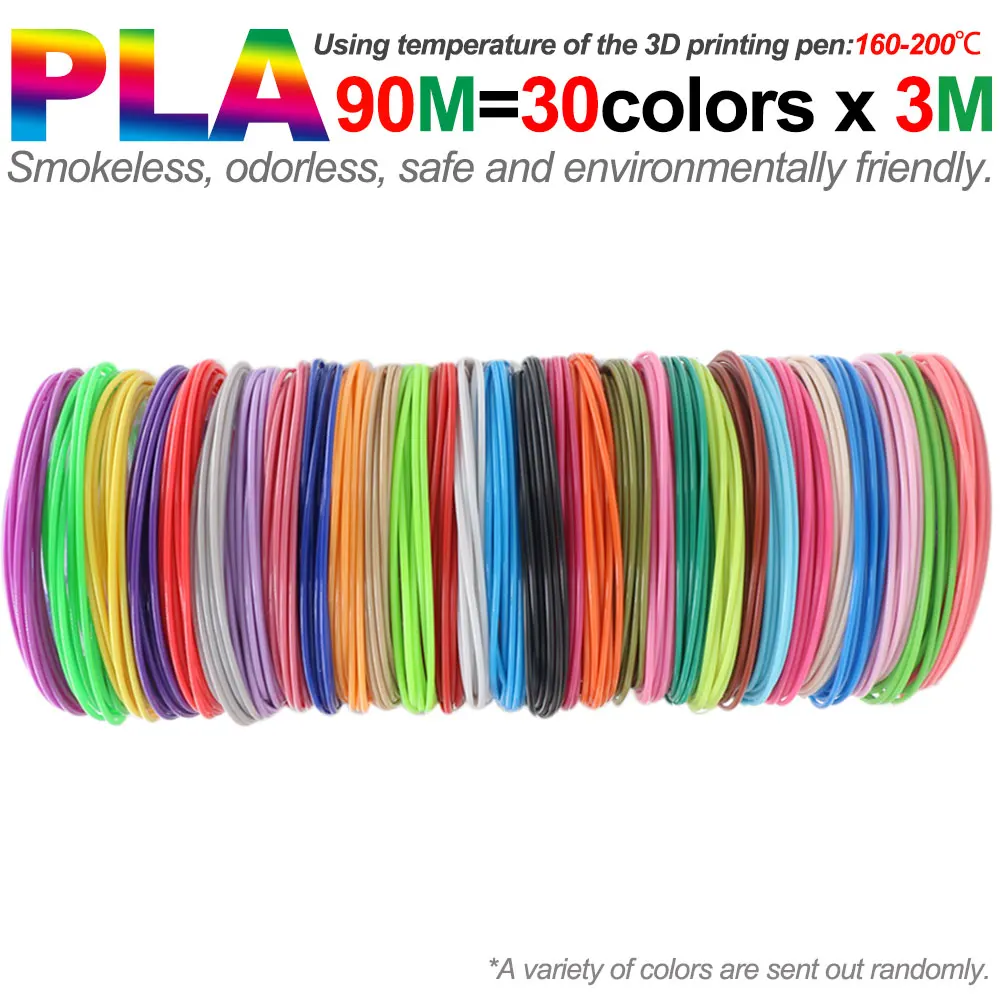 Recharges De Filament PLA Pour Stylo 3D 10/20 Couleurs 1 75 - Temu