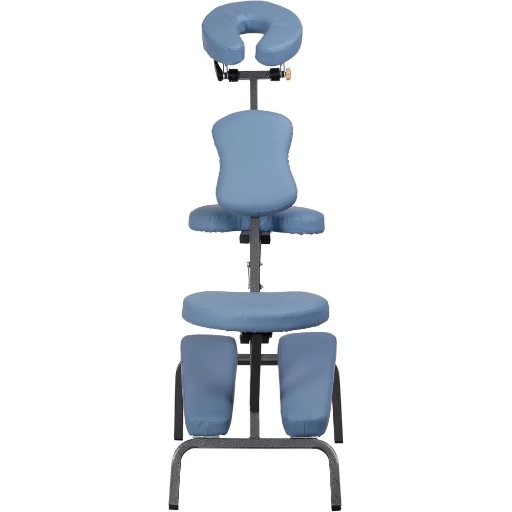 Portable Blue Foam Massage Chair with Face Cradle