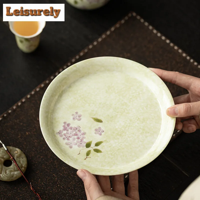 Hand-painted Hydrangea Tea Set Complete Set Japanese Set of Cups Tea Ceremony Set Tea Maker Teapot and Tea Cup Set Teaset Gift