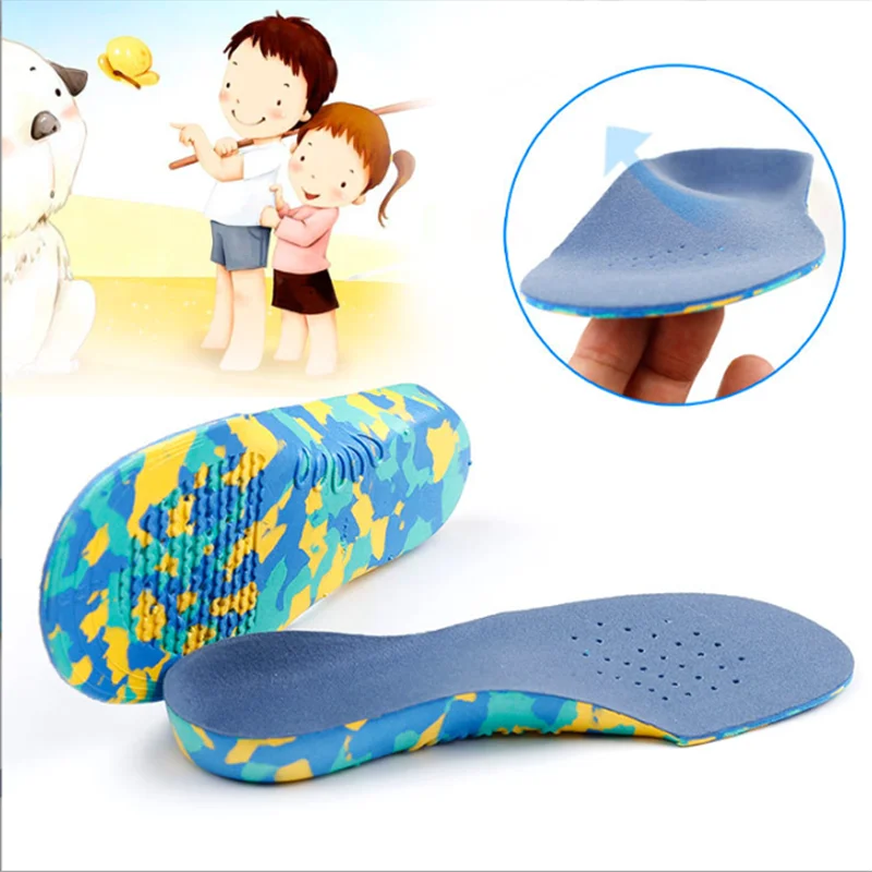 Specialty Ortopedic Children's Insole For Shoes Kids High Arch Support Flat Feet Shoes Pad Baby Insoles orthotic insoles