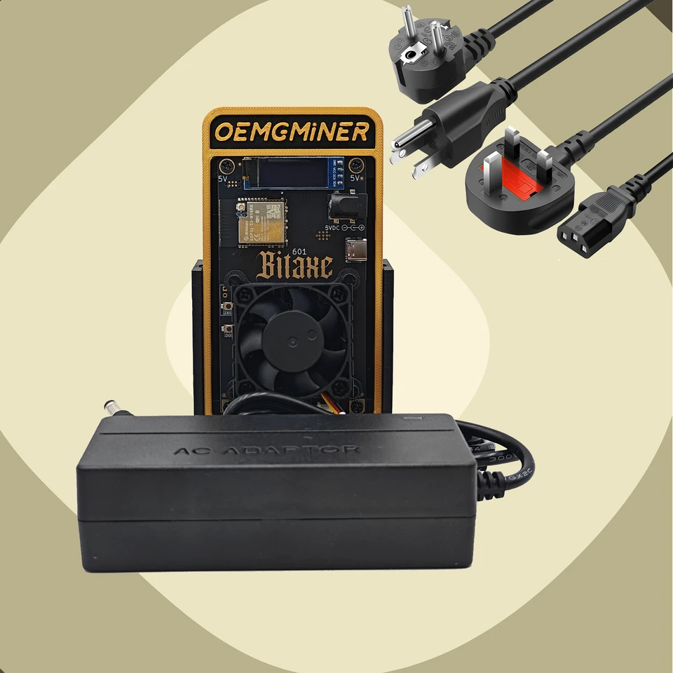 비트코인 채굴기 Bitaxe Gamma 601 솔로 채굴기 BM1370 칩, 와이파이 18W BTC 복권, Asic 사일런트 가정용 채굴기,  1.2TH/s - AliExpress