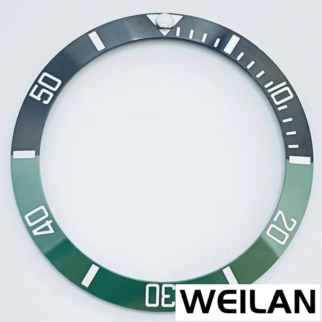 Ceramic & Aluminum GMT Diver-Style Bezel Insert for 40mm Cases - Premium Diving Accessory