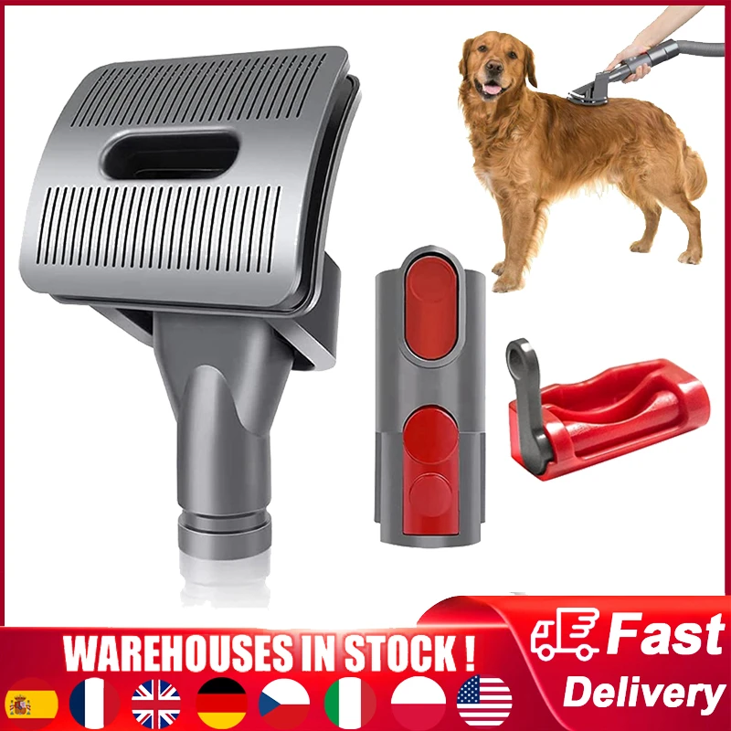 douche schieten hiërarchie Stofzuiger Borstel Adapter Huisdier Bruidegom Tool Hond Borstel Tool Voor  Dyson V11 V10 V8 V7 V6 Vacuüm Schoon Met converter Huisdieren Haar Tool| |  - AliExpress