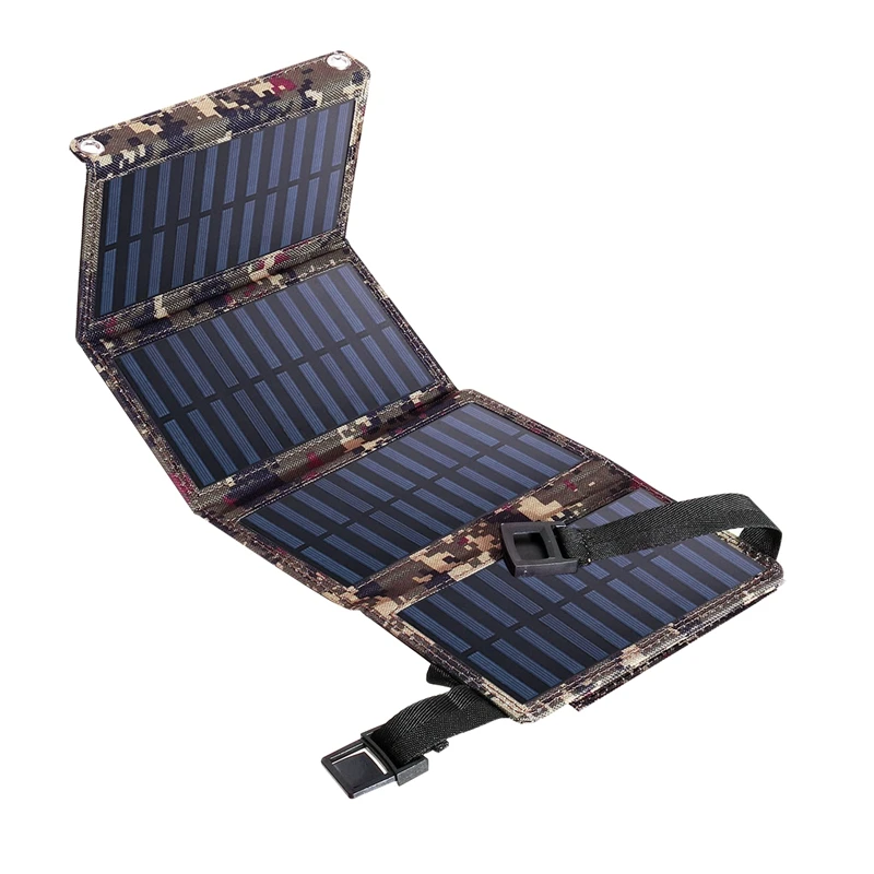 

Foldable Solar Panel Solar Cell With USB Output Solar Charger For Camping Cell Phone Tablet Devices Power Bank