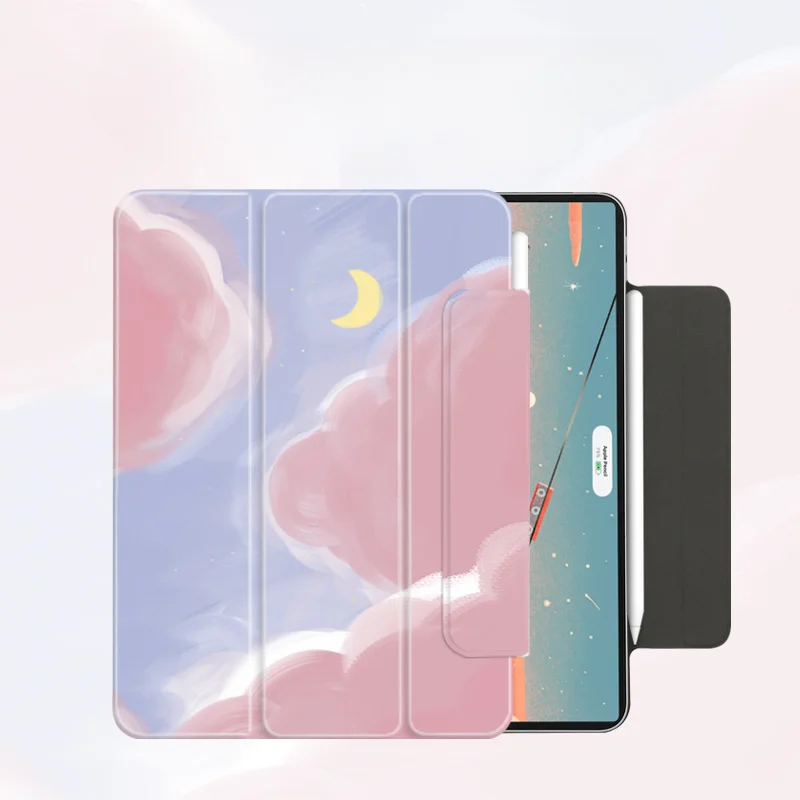 

Защитный Магнитный чехол для iPad Pro12.9 2018 3-го поколения, A1876, A1985, a2.3, A2014, симпатичный чехол с принтом, умный чехол с пряжкой