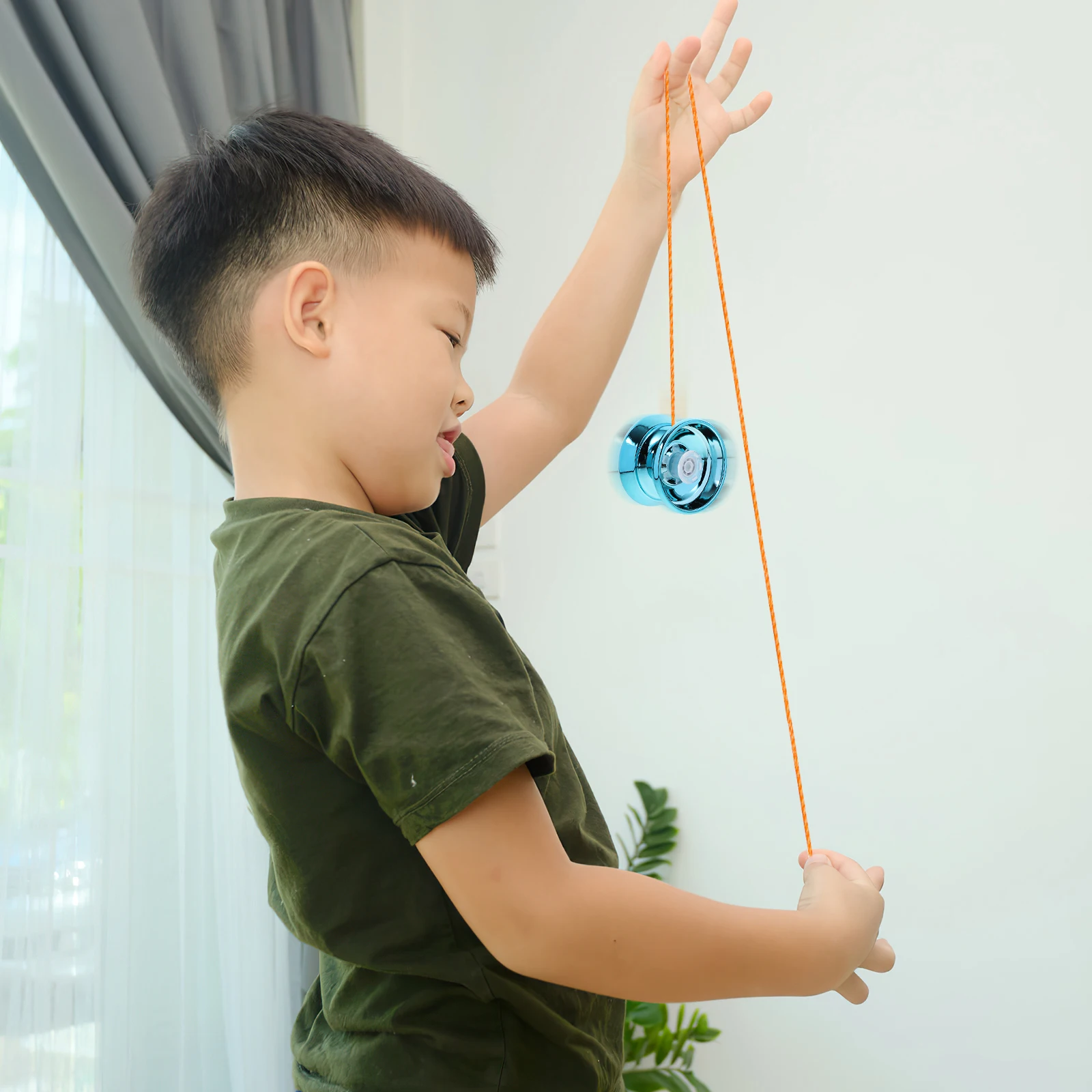 Double-headed Diabolo Toys Chinese Yo for Kids Elderly Juggling Set Soft Rubber Professional Student Plastic Chinese Kids Toys diabolo toy