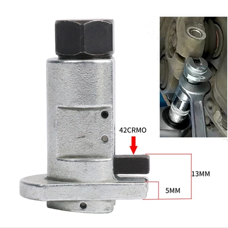 1pcs Hydraulic Shock Absorber Removal Tool, Claw Ball Head Swing Arm Suspension Separator, Labor-Saving 1pcs d40 l55 sb rigid clamp coupling hole 8 10 11 12 16 17 19 20mm aluminum screw transmission shaft cnc claw motor coupling
