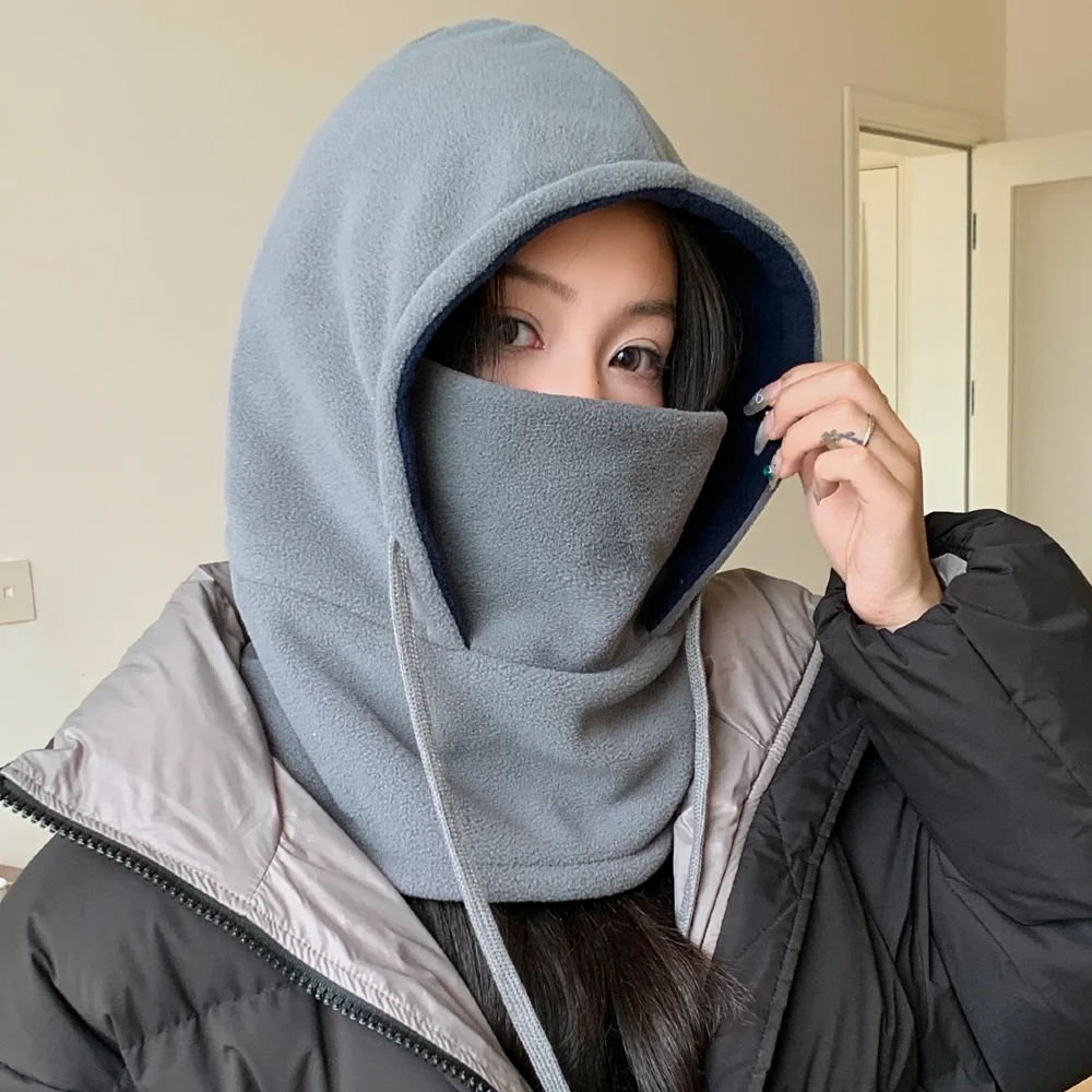 NewUnisex Winter Warm Balaclava Hat With Mask Windproof Cap Fur Warm Hat For Men Women Winter Hat