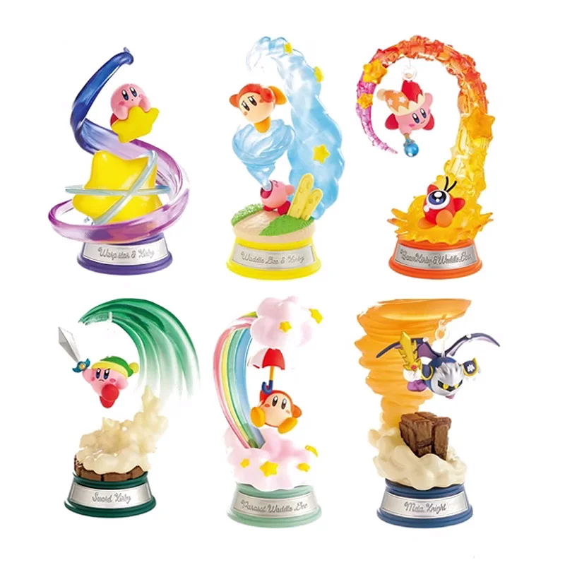 

In Stock Original Hoshi No Kirby Swing Kirby 9cm Anime Action Figure Toys For Boys Girls Children Birthday Gifts Collectible