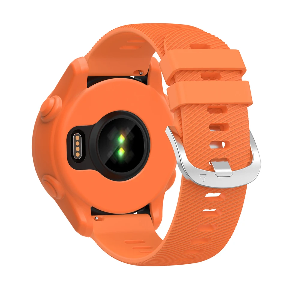 AWADUO Custodia Protettiva In TPU Per Orologio Garmin ETrex Solare – Nero, Morbida E Antigraffio - 6