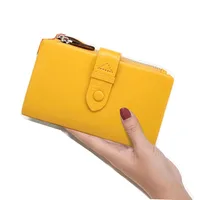 Short Genuine Leather Wallet for Woman 2026 New Soft First Layer Cow Leather Purse Fashion Ladies RFID Card Holder Clutch - Image 3