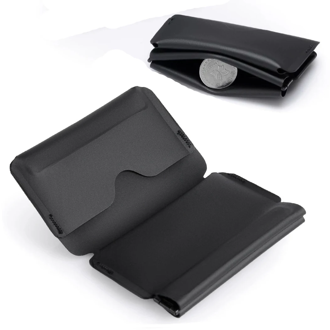 Stylish TPU Foldable Wallet with Magnetic Coin & Card Holder