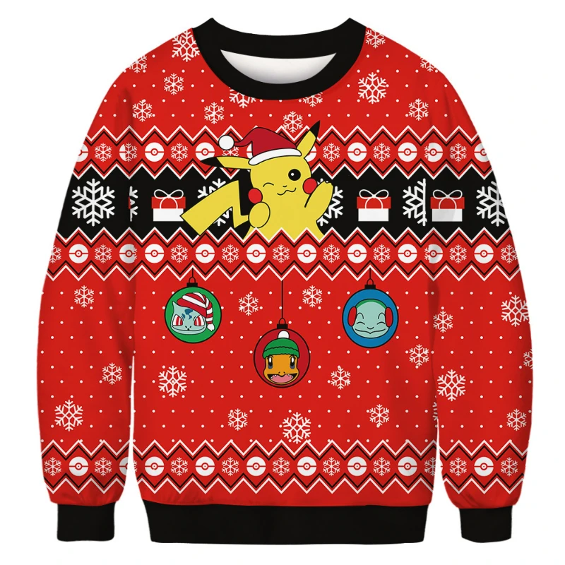 Pokemon Squirtle Pokemon Xmas Sweater Pokemon Anime