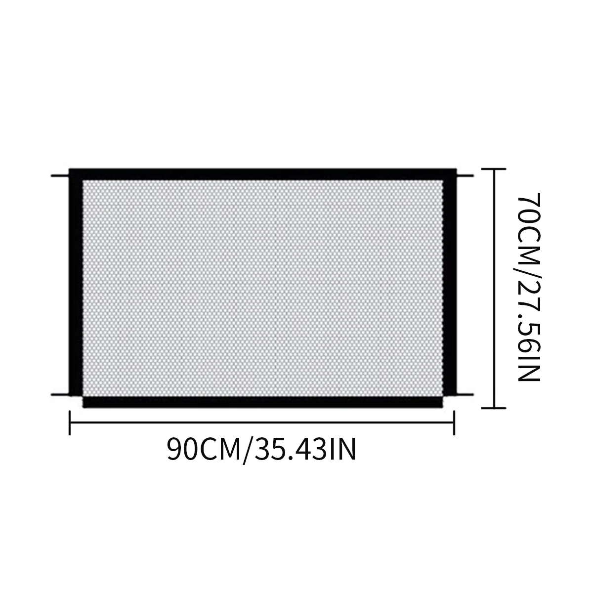 Children's fence Folding wire mesh fence home pet isolation balcony door child protection isolation net