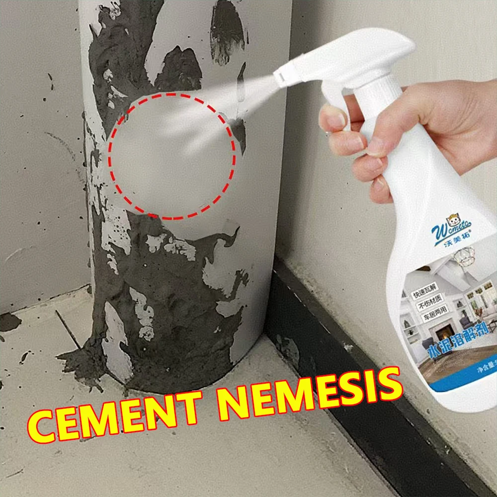 500ML Cement dissolving agent cleaner sediment loosening agent fast dissolving remover and decontamination liquid cement nemesis