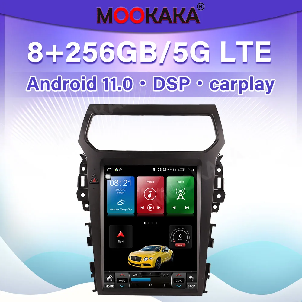 

For Ford Explorer 2014-2019 Carplay Android Car Stereo Radio Multimedia Player GPS Navigation Auto Audio