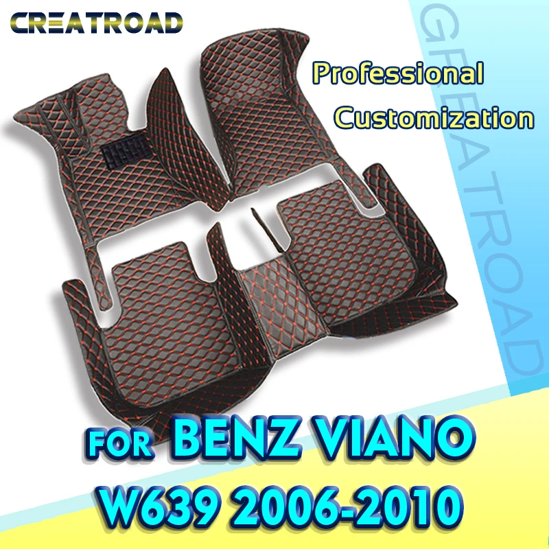 Car Floor Mats For Mercedes Benz Viano W639 2006 2007 2008 2009 2010