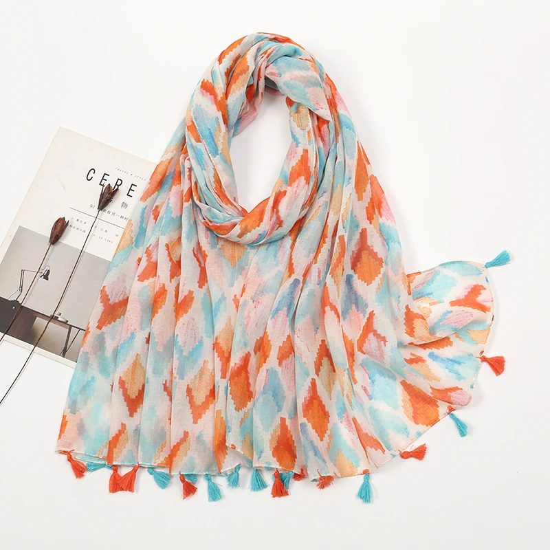 

Модная шаль, шарф, раньше, женский шарф, Высококачественная шаль, палантин из тонкой пашмины, мусульманский хиджаб 180*85 см