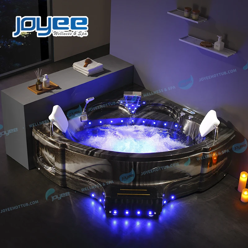 Угловая Ванна JOYEE для 2-4 человек современный дизайн прямоугольная Массажная