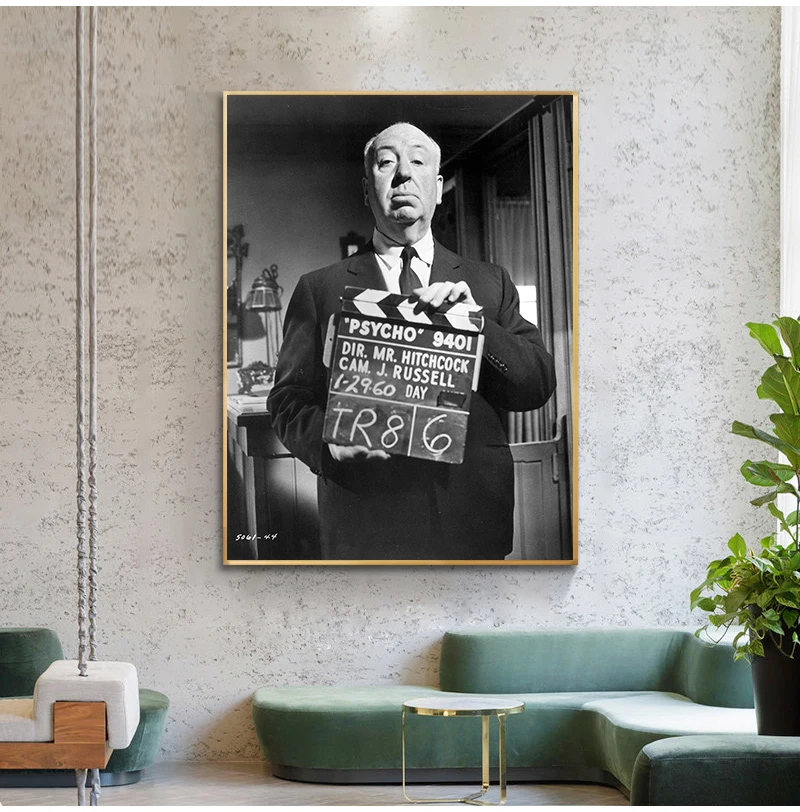 Description Picture 5 of itemMovie Film Retro Vintage Poster Decorative Wall Sticker Canvas Painting Home Art Home Decor Gift The Birds 1963 Alfred Hitchcock