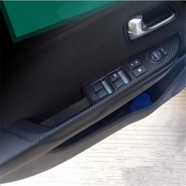 Auto styling carbon faser tür panel armlehne griff trim kleber aufkleber  auto zubehör fall für KIA Rio K2 2011- 2016 - AliExpress