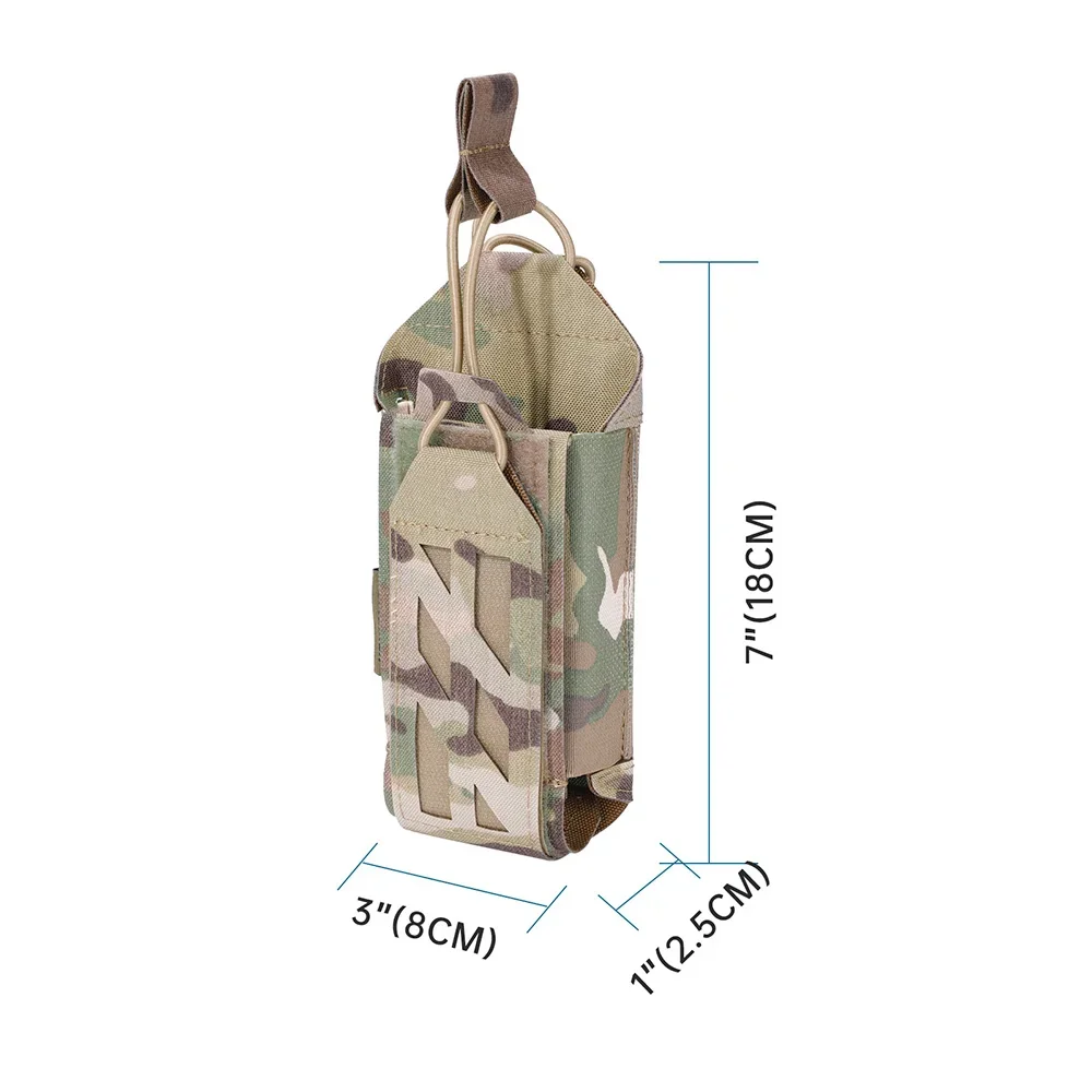 Tactical Radio Pouch Walkie Talkie Holder Bag Hunting Accessories Magazine Pouch Outdoor Airsoft Equipment Tool Pouch 2