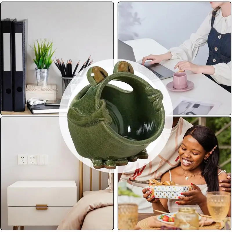 Cell Phone Holder Sound Amplifier Frog Shape Phone Stand Loudspeaker Phone Mount Holder Amplifying Phone Speaker Creative Cell
