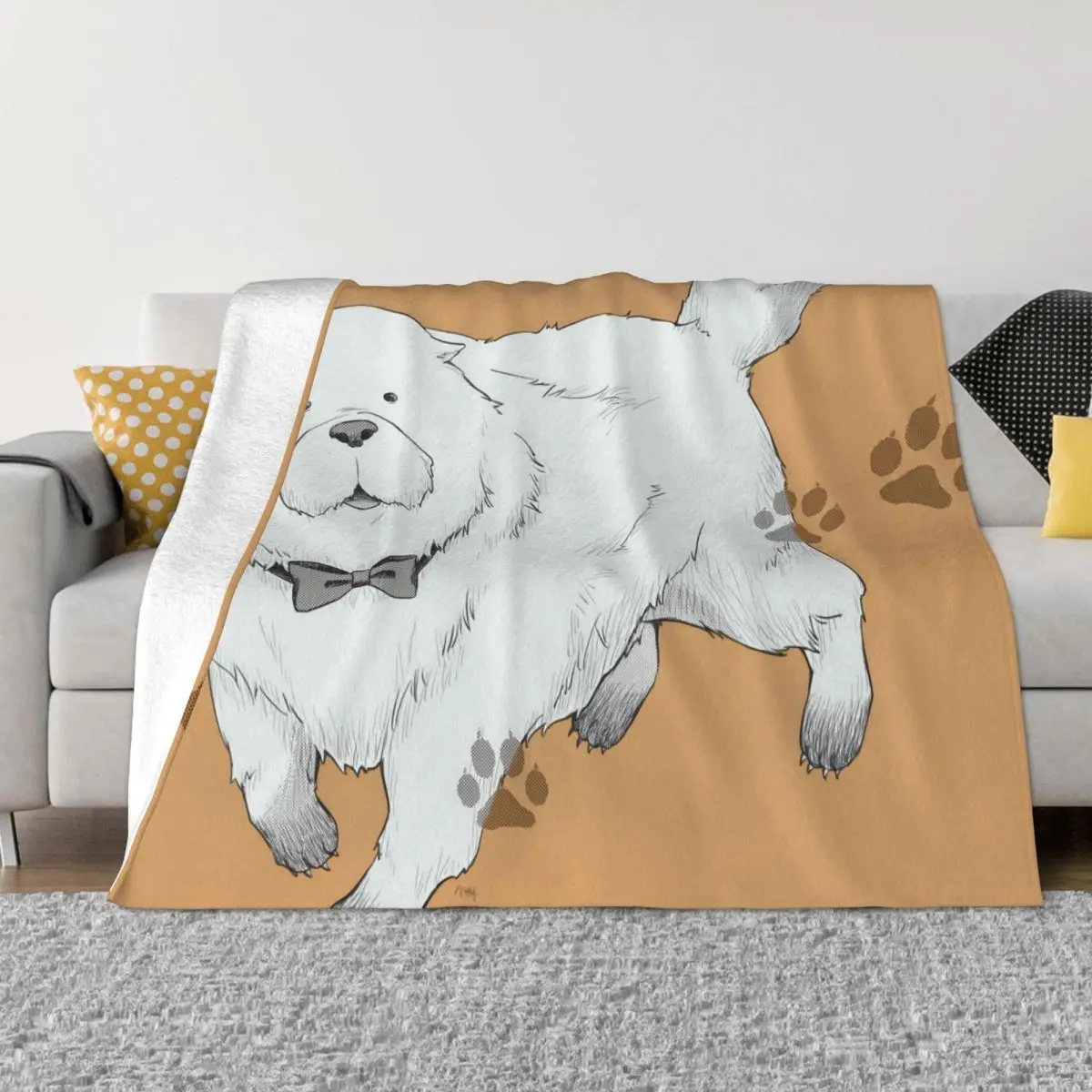 

Spy X Family Anime Blanket Flannel Decoration Cute Dog Portable Home Bedspread