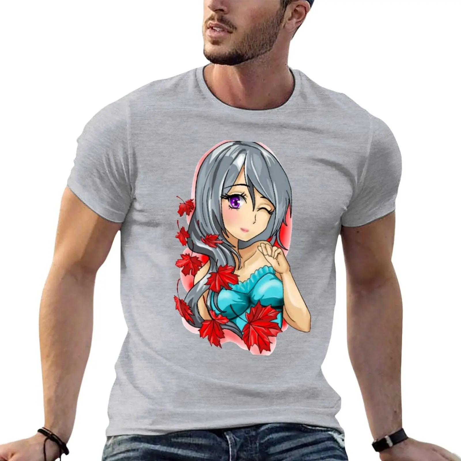 

cute canadian girl T-Shirt Blouse plus size tops sports fans quick-drying men t shirts