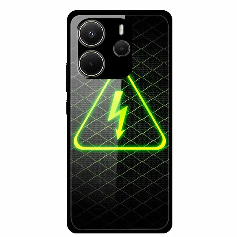 Global Version Hard Tempered Glass Fashion Protective Case, 6.67 Cover