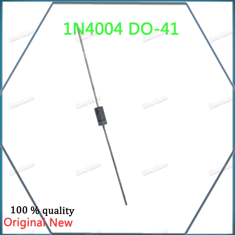 100pcs/lot! 1n4004 Do-41 In4004 N4004 1a 400v Rectifier Diode - Sensors ...