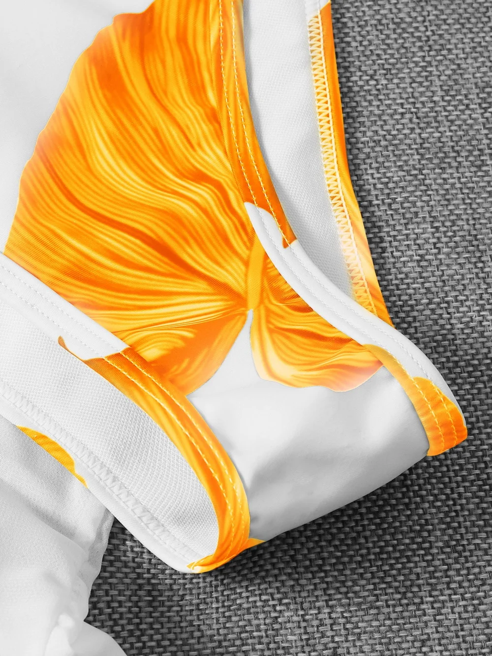 bikini shorts set Swimwear Women 2022 Bikini Set Chiffon Skirt Leaf Print Designer Maillot Three-piece Swimming Suit Beachwear Bathing New Arrival yellow bikini set