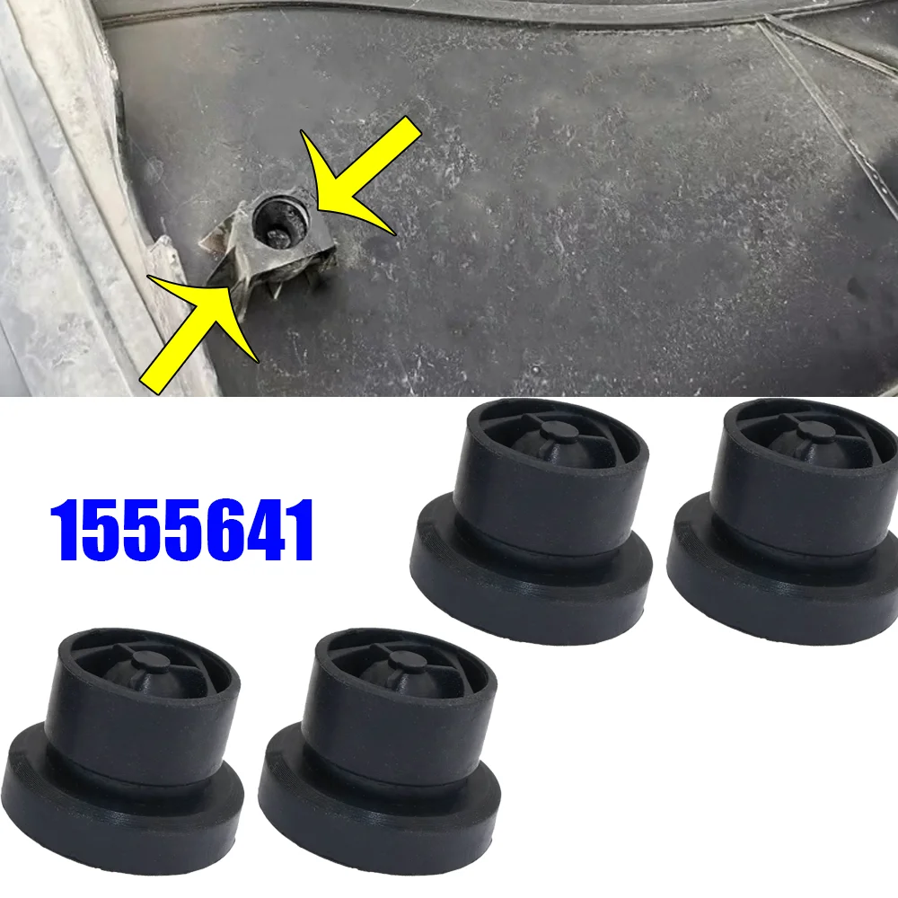 4X Supporto In Gomma Per Coperchio Motore Ford | Compatibile Con Focus MK2, Galaxy, S-Max, Mondeo MK4, Diesel 2.0 Tdci