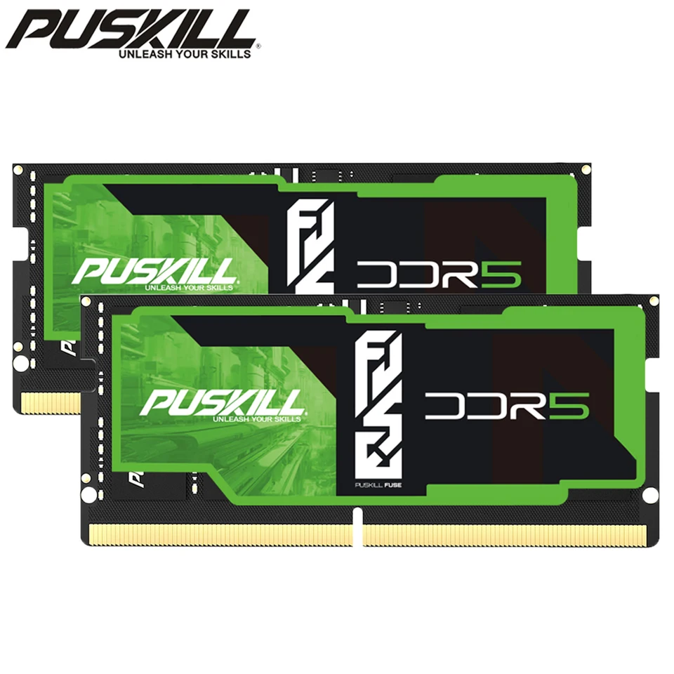 PUSKILL DDR5 Notebook RAM 32GB 16GB 8GB 1.1V 262-Pin 5600MHz