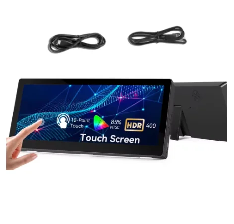 8.8インチ幅のhdmiタッチモニター,1920x480個の温度表示,センサー