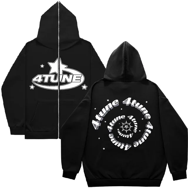 Hoodies Estampados com Letras de Estrelas: O Essencial da Moda Urbana