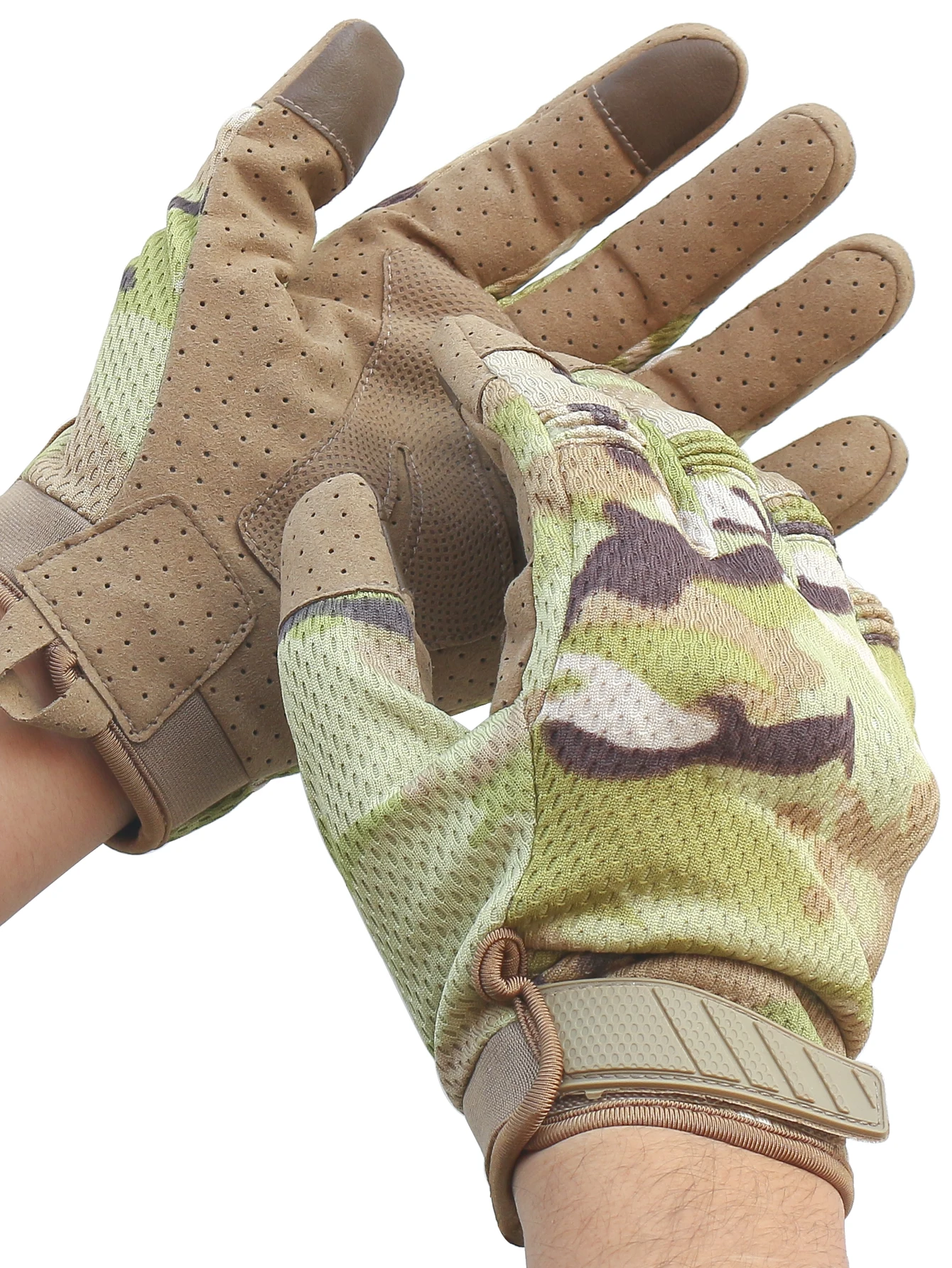 Men Riding Gloves Cycling Bike Full Finger Motos Racing Gloves Antiskid Screen Touch Outdoor Sports Tactical Gloves Protect Gear 4