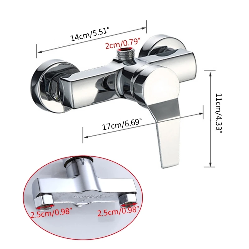 1 pc Bathtub Hot and Cold Mixing Water Faucet Sink Spray Double Shower Head Deck Mounted Basin Mixer Taps Home Improvement 6