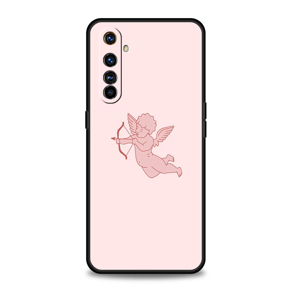 Vintage Cupid Angel Design Soft TPU Phone Case