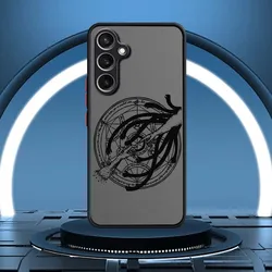Frosted Translucent Phone Case - Fullmetal Alchemist Fashion - Samsung S24 (041FA8201HES)