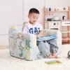 Kids Sofa,Children Couch with Carrying Handle,Side Pockets,Toddler Armrest Chair, Lightweight Children Sofa Chair,Kid Read Sofa 4